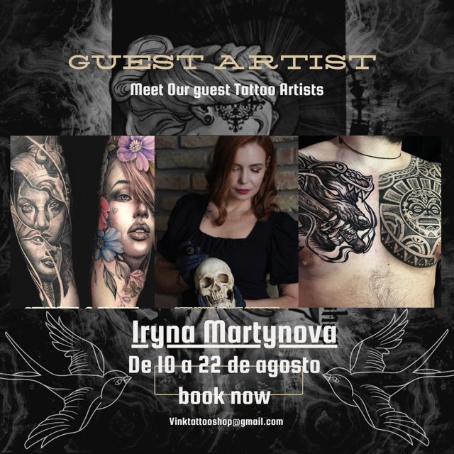 Black Elegant Tattoo Studio Instagram Post (13)