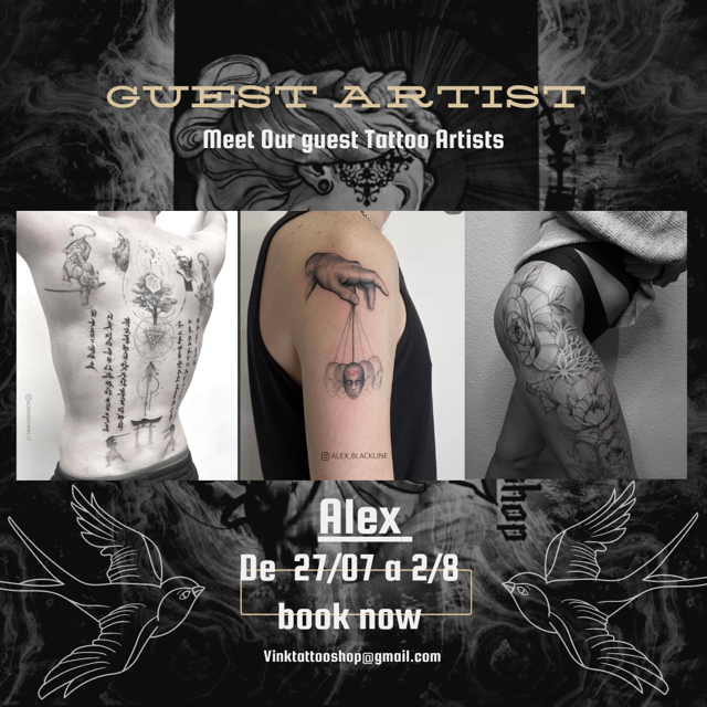 Black Elegant Tattoo Studio Instagram Post (15)