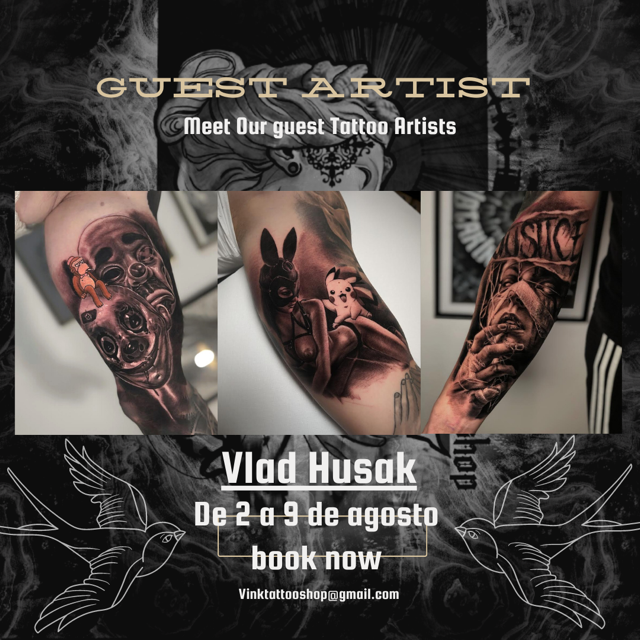 Black Elegant Tattoo Studio Instagram Post (2)