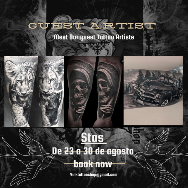 Black Elegant Tattoo Studio Instagram Post (4)
