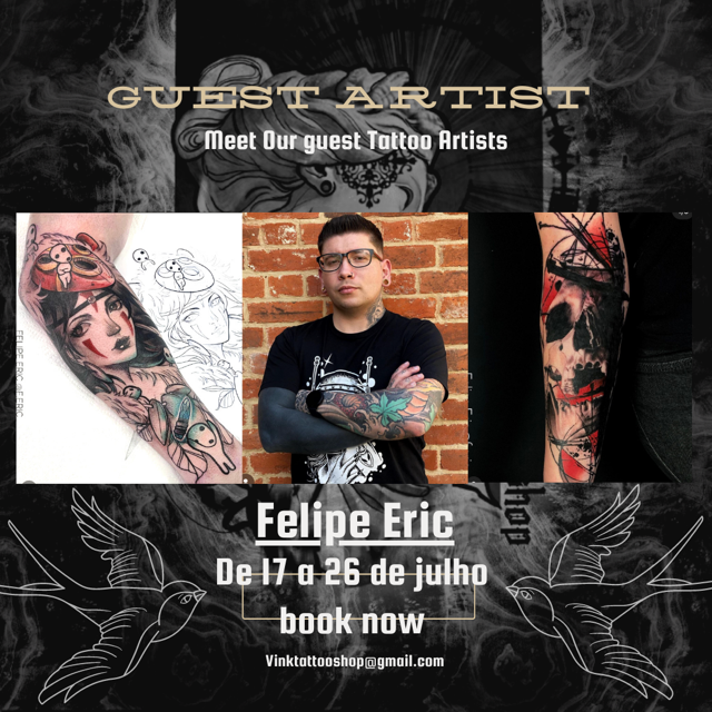 Black Elegant Tattoo Studio Instagram Post (5)